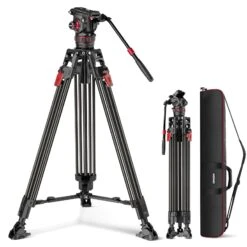NEEWER LL37 78" Carbon Fiber Video Tripod