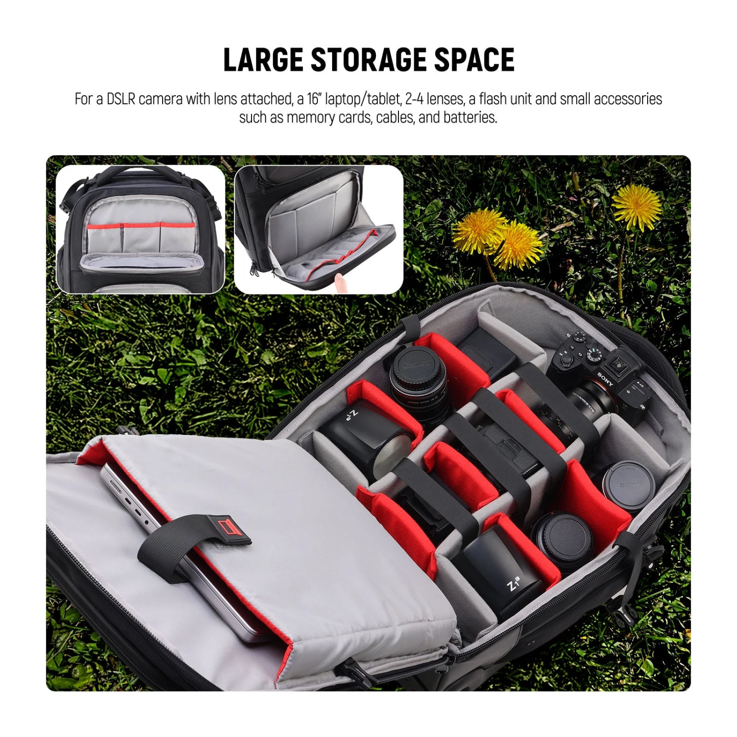 NEEWER PB027 Carry On Camera Roller Bag 2 NEEWER PB027 Carry On Camera Roller Bag - Image 2