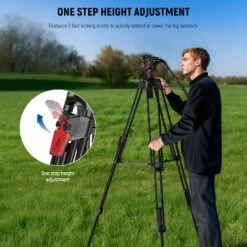 NEEWER LL37 78" Carbon Fiber Video Tripod -Photography Equipment 03 5c1fcc67 0d51 486d 8975 7edea685b490