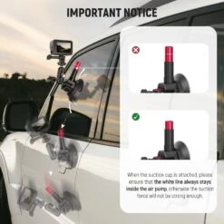 NEEWER CA066 Dual Suction Cup Car Mount Kit -Photography Equipment 03 9194afc2 1998 42cc a891 21a732b0a6ad
