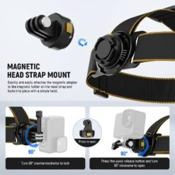 NEEWER GP20 Magnetic Quick Release Head Strap Mount For Action Camera 9 NEEWER GP20 Magnetic Quick Release Head Strap Mount For Action Camera -Photography Equipment 03 94b8005f 5f2d 40e9 8f55 615009bb1bc2