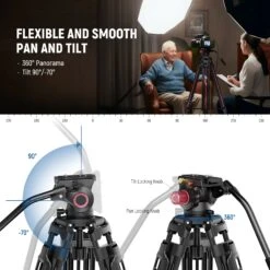 NEEWER LL38 79" Professional Video Tripod -Photography Equipment 04 69f737f7 cb32 4c7c 8924 7efe2fe581f6