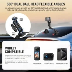 NEEWER CA066 Dual Suction Cup Car Mount Kit -Photography Equipment 05 1c5ca082 da57 4849 a2e1 6fe2f4fd634f
