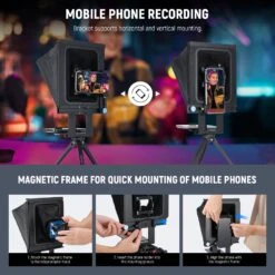 NEEWER X9M 9" Aluminum Alloy Teleprompter -Photography Equipment 05 df94ef5f 8a15 49d0 914b 5d66284b82a4