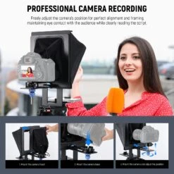 NEEWER X9M 9" Aluminum Alloy Teleprompter -Photography Equipment 06 81ae0b60 4f1e 481c 8986 dede3f4ee745
