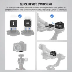 NEEWER GM47B Anti Twist Camera Quick Release Plate Kit 14 NEEWER GM47B Anti Twist Camera Quick Release Plate Kit -Photography Equipment 06 a4b017fc 8d91 40ab 9ff5 c83f9fdfc307