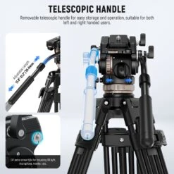 NEEWER TH45 Tripod Fluid Head With Adjustable Damping -Photography Equipment 07 5c41ed4a 1f43 4d0d 9884 a2e830e9b4ed