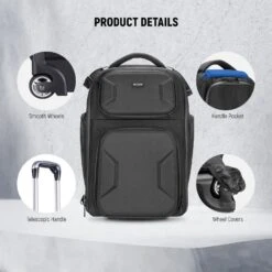 NEEWER PB027 Carry On Camera Roller Bag 16 NEEWER PB027 Carry On Camera Roller Bag -Photography Equipment 08 3915fced a6ac 400d a0e1 7cdbac63656e