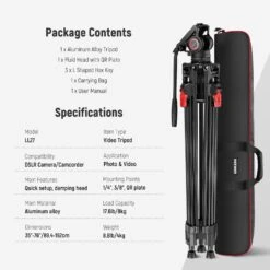 NEEWER LL27 76" Video Tripod With Fluid Head 17 NEEWER LL27 76" Video Tripod With Fluid Head -Photography Equipment 09 dddf7cf6 9401 4795 929f bb44c9c938ca