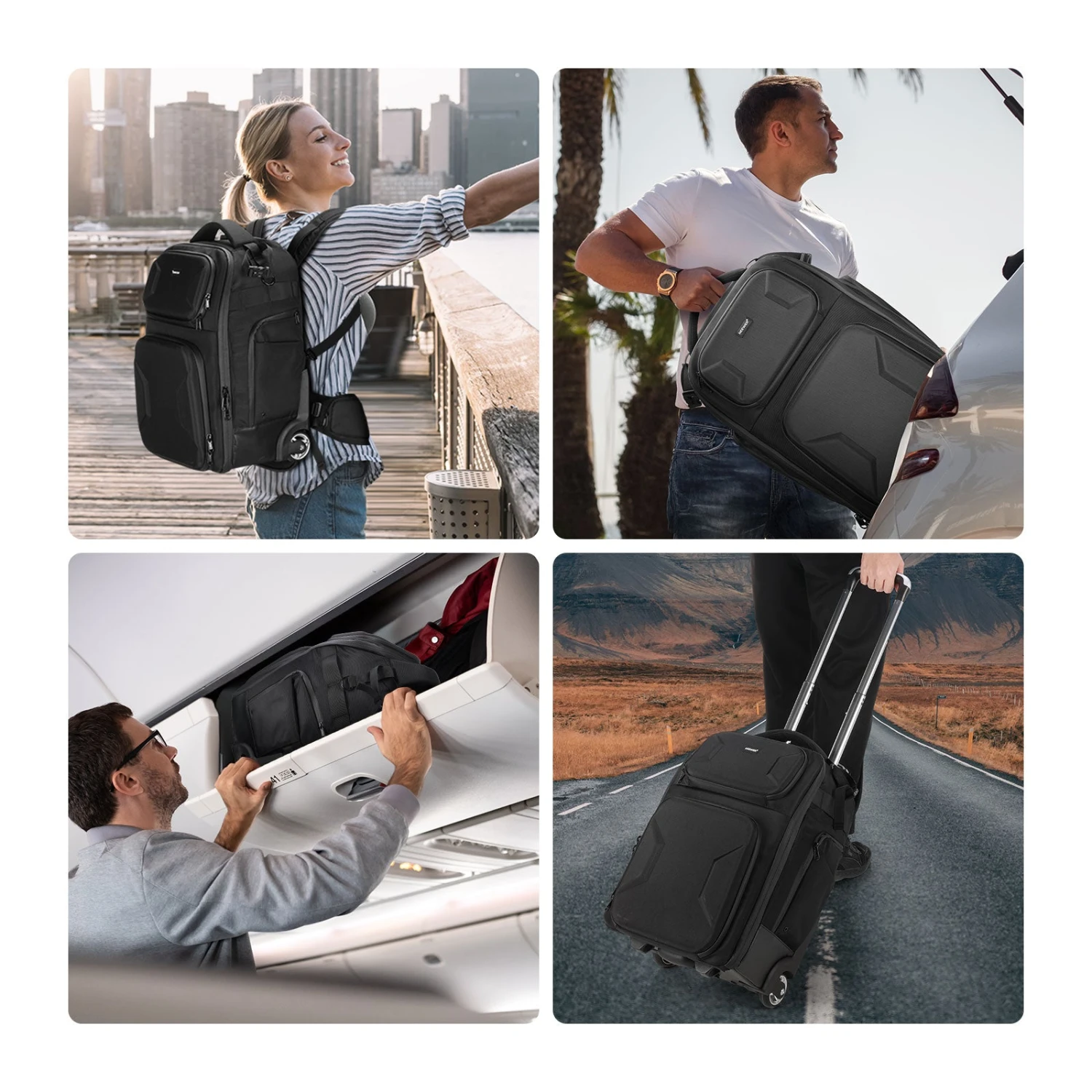 NEEWER PB027 Carry On Camera Roller Bag 9 NEEWER PB027 Carry On Camera Roller Bag - Image 9