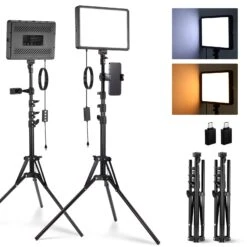 NEEWER BASICS BP300 Bi-Color LED Video Light Kit