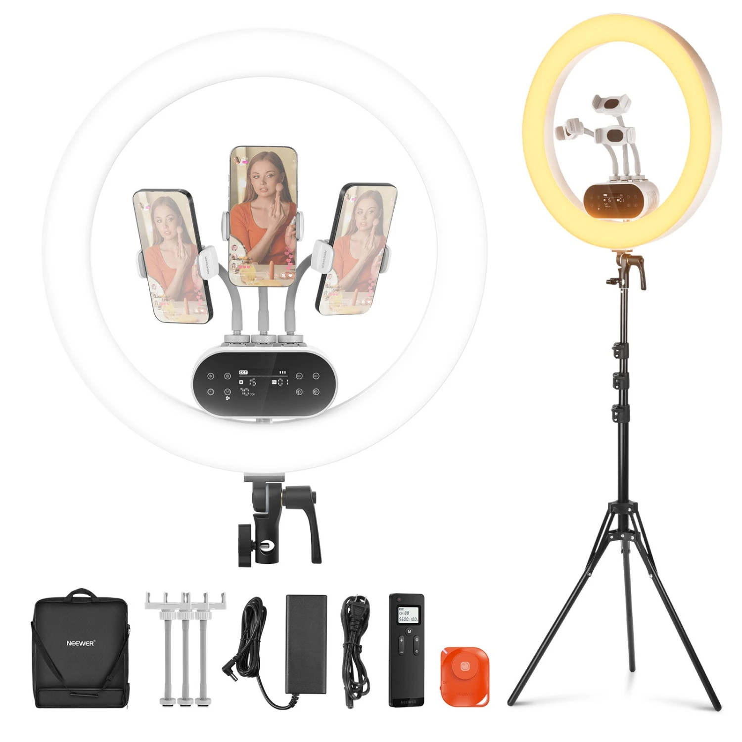 NEEWER RH100B 19" 100W High Power LED Ring Light 1 NEEWER RH100B 19" 100W High Power LED Ring Light