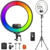 NEEWER RL45C 45W 18" Edge Lit RGB LED Ring Light Kit