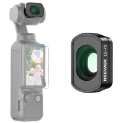 NEEWER LS-70 112° FOV 0.72X Wide Angle Lens For DJI Osmo Pocket 3
