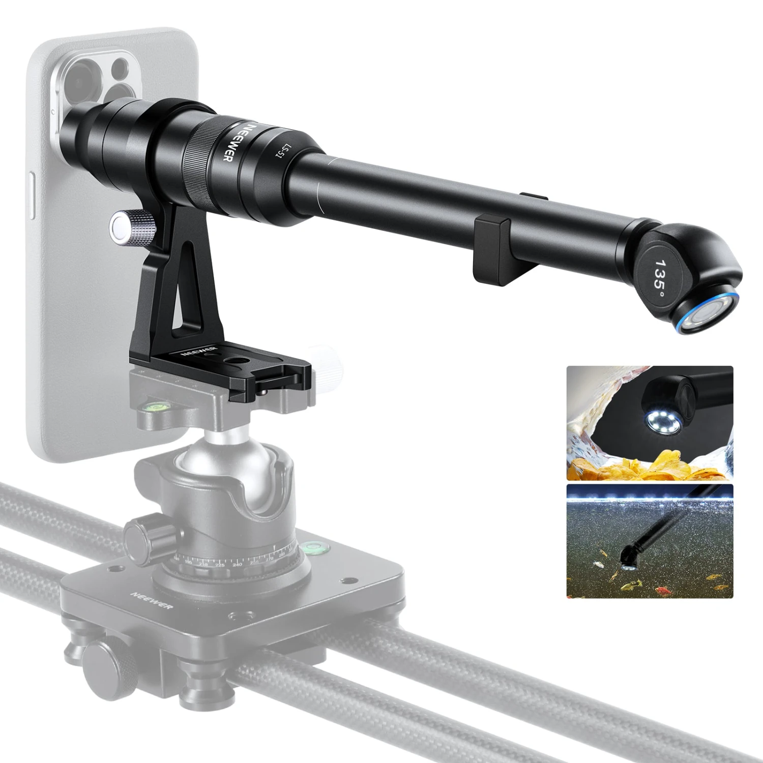 NEEWER LS-51 18mm 2x Macro Probe Lens With 17mm Thread 17 NEEWER LS-51 18mm 2x Macro Probe Lens With 17mm Thread - Image 17