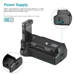 NEEWER BG-2F Battery Grip For Nikon D3100/D3200/D3300/D5300 11 NEEWER BG-2F Battery Grip For Nikon D3100/D3200/D3300/D5300 -Photography Equipment 10003862 2