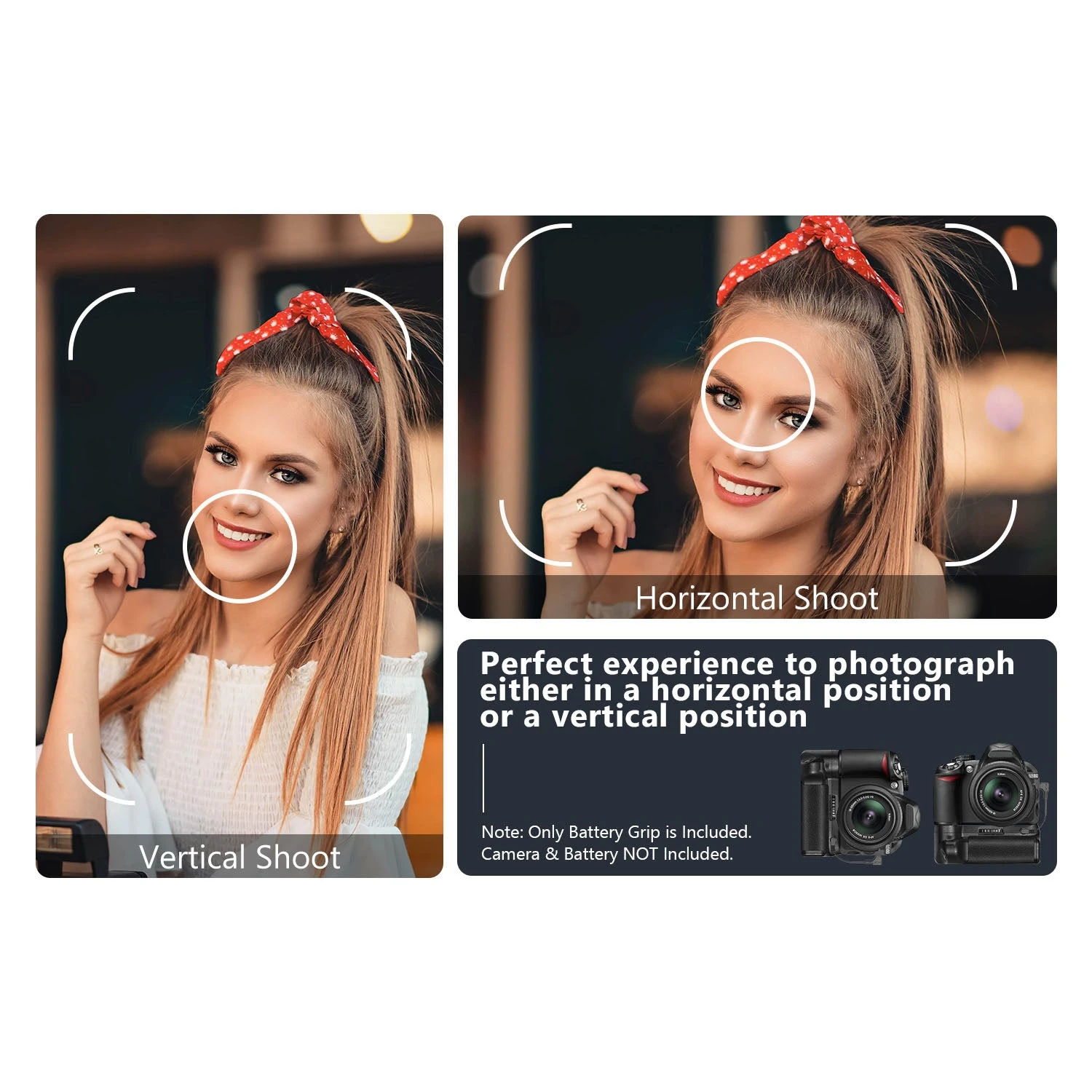 NEEWER BG-2F Battery Grip For Nikon D3100/D3200/D3300/D5300 5 NEEWER BG-2F Battery Grip For Nikon D3100/D3200/D3300/D5300 - Image 5