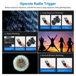 NEEWER FC-16 3-IN-1 Wireless Trigger Set For Canon -Photography Equipment 10081855 3
