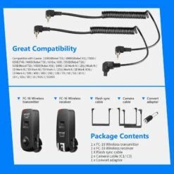 NEEWER FC-16 3-IN-1 Wireless Trigger Set For Canon -Photography Equipment 10081855 6