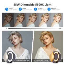 NEEWER RL-18 18-Inch 55W Ring Light (Without Stand) 9 NEEWER RL-18 18-Inch 55W Ring Light (Without Stand) -Photography Equipment 10084598 2