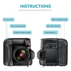 NEEWER Replacement Battery Grip Of MB-D15 For Nikon D7100 D7200 10 NEEWER Replacement Battery Grip Of MB-D15 For Nikon D7100 D7200 -Photography Equipment 10085619 2