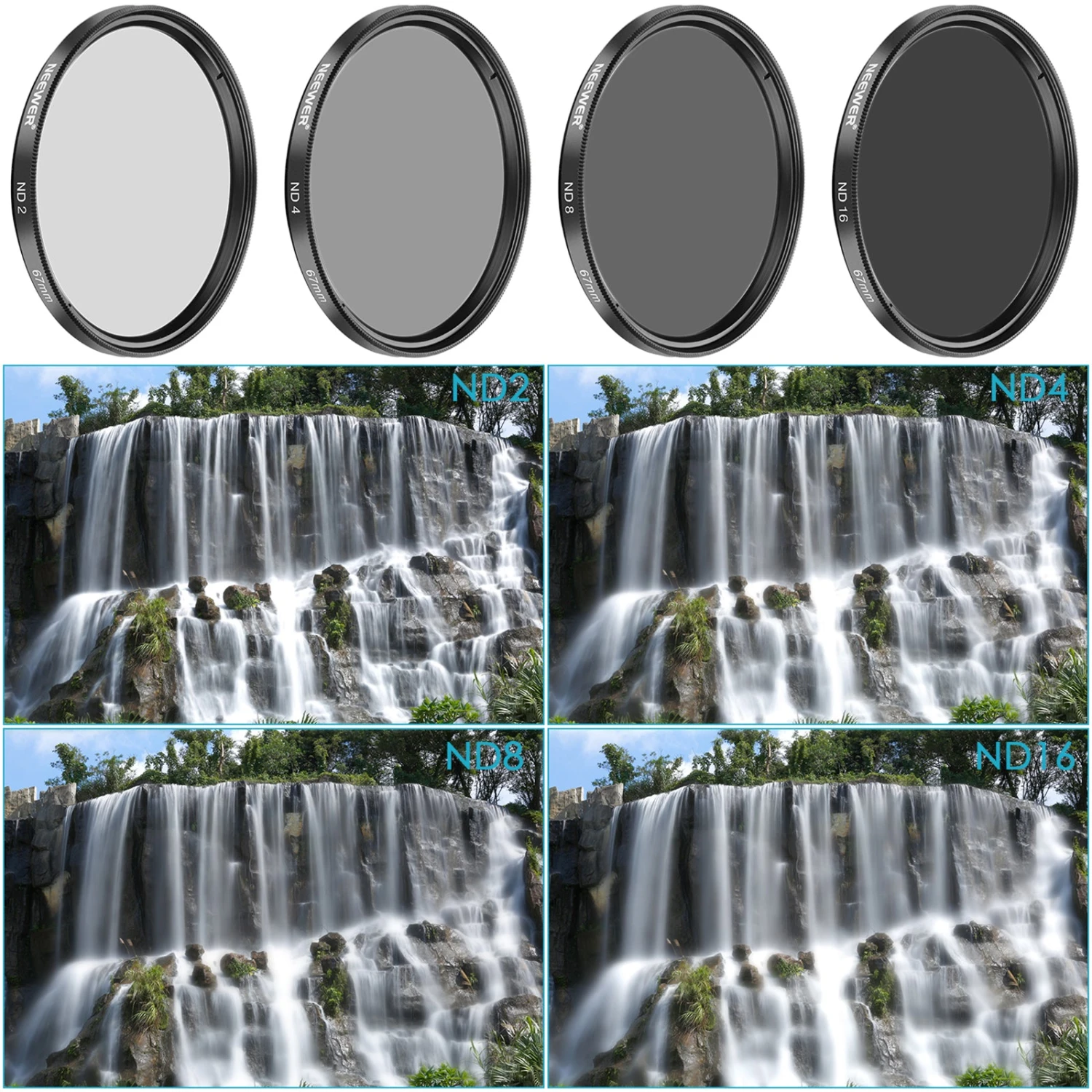 NEEWER 67mm ND Filter Accessories Kit 7 NEEWER 67mm ND Filter Accessories Kit - Image 7