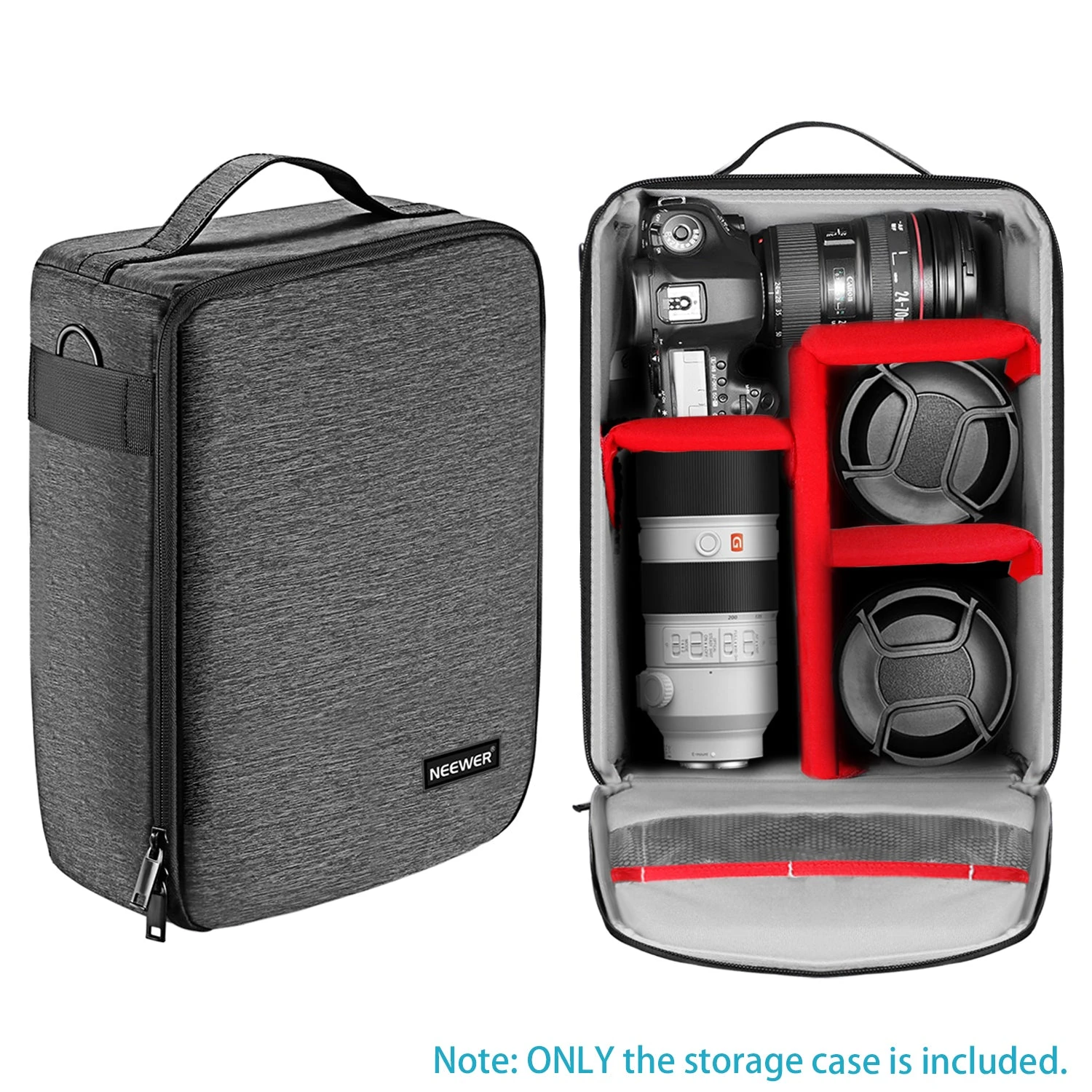NEEWER NW140S 8.7"x5.9"x12.6" Camera Carrying Case 2 NEEWER NW140S 8.7"x5.9"x12.6" Camera Carrying Case - Image 2