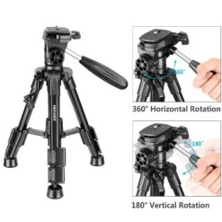 NEEWER T210 24'' Aluminum Alloy Desktop Mini Tripod -Photography Equipment 10090907 3