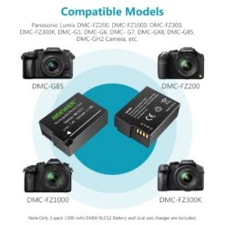 NEEWER DMW-BLC12 Panasonic Replacement Battery Charger Set -Photography Equipment 10096500 4