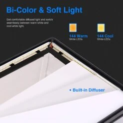 NEEWER NL288A Bi-Color LED Panel Light Kit -Photography Equipment 10097707 4