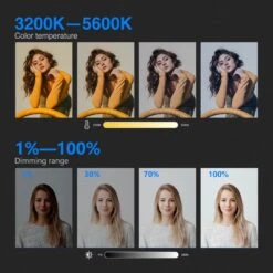 NEEWER NL288A Bi-Color LED Panel Light Kit -Photography Equipment 10097707 6