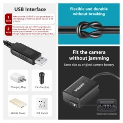 NEEWER DC NP-FW50 Dummy Battery For Sony 10 NEEWER DC NP-FW50 Dummy Battery For Sony -Photography Equipment 10097839 3