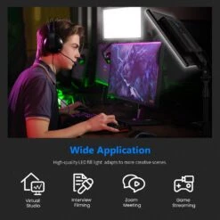 NEEWER 2 Pack NL-192AI Bi-Color LED Panel Light Kit -Photography Equipment 10099300 3