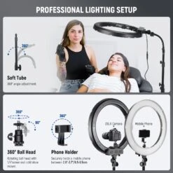 NEEWER RL-18 18 Inch LED Ring Light Kit 14 NEEWER RL-18 18 Inch LED Ring Light Kit -Photography Equipment 10100447 5