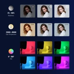 NEEWER RGB168 18.3 Inch LED Panel Video Light -Photography Equipment 10100480 4