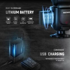 NEEWER Z1-N TTL Round Head Flash Speedlite For Nikon -Photography Equipment 10100721 5