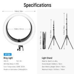 NEEWER RP19H 19 Inch LED Ring Light With 3 Phone Holders 25 NEEWER RP19H 19 Inch LED Ring Light With 3 Phone Holders -Photography Equipment 10100879 7 1ca9de65 289f 4076 a3c3 1d23d101b62b