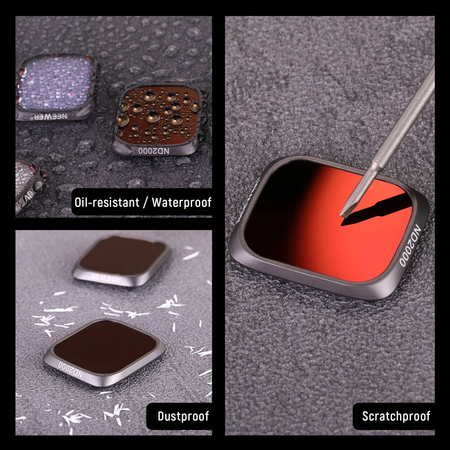 NEEWER FL-2S3 4-Pack Camera Lens Filter Kit For DJI Mavic Air 2S 7 NEEWER FL-2S3 4-Pack Camera Lens Filter Kit For DJI Mavic Air 2S - Image 7