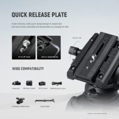 NEEWER GM76 70.5" Professional Camera Monopod With Fluid Head 16 NEEWER GM76 70.5" Professional Camera Monopod With Fluid Head -Photography Equipment 10101043 7