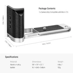 NEEWER VS108 Camera Grip For Nikon Z Fc 13 NEEWER VS108 Camera Grip For Nikon Z Fc -Photography Equipment 10101049 6