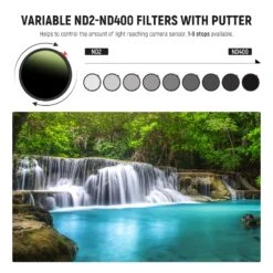 NEEWER ND2-ND400 Adjustable Camera Lens Filter -Photography Equipment 10101319 3