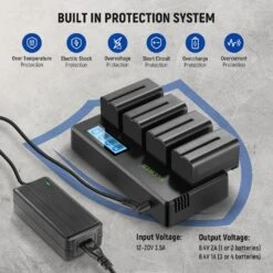 NEEWER 4 Pack NP-F750 Sony Replacement Batteries 12 NEEWER 4 Pack NP-F750 Sony Replacement Batteries -Photography Equipment 10101326 2