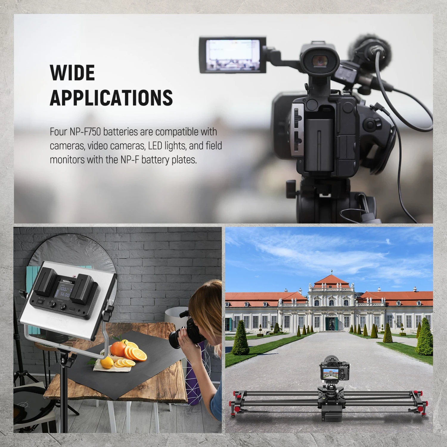 NEEWER 4 Pack NP-F750 Sony Replacement Batteries 6 NEEWER 4 Pack NP-F750 Sony Replacement Batteries - Image 6