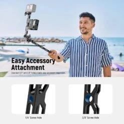 NEEWER Aluminum Alloy Extension Arm (11.8”/6.5”/3.3”) Set -Photography Equipment 10101350 4 09a98c10 6341 4056 8598 4e6cae7cfb66