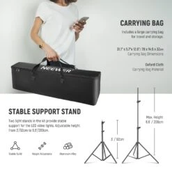 NEEWER 2 Pack Upgraded RGB660 PRO II LED Video Light 16 NEEWER 2 Pack Upgraded RGB660 PRO II LED Video Light -Photography Equipment 10101490 7