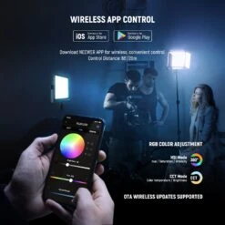 NEEWER RGB1200 60W APP Control RGB LED Video Light 13 NEEWER RGB1200 60W APP Control RGB LED Video Light -Photography Equipment 10101524 4