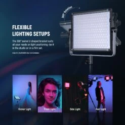 NEEWER RGB1200 60W APP Control RGB LED Video Light 16 NEEWER RGB1200 60W APP Control RGB LED Video Light -Photography Equipment 10101524 7