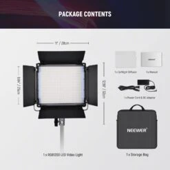 NEEWER RGB1200 60W APP Control RGB LED Video Light 17 NEEWER RGB1200 60W APP Control RGB LED Video Light -Photography Equipment 10101524 8