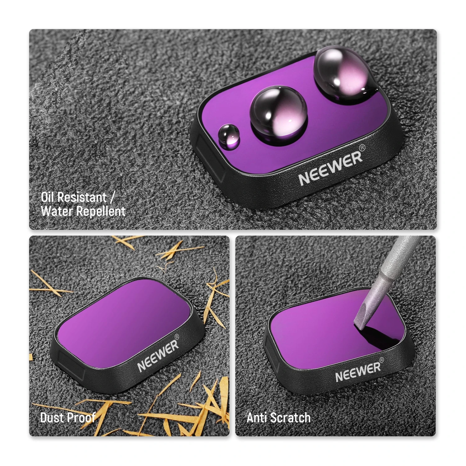 NEEWER FL-DM4 6-Pack Plastic ND Filter Set For DJI Mini 3/Mini 3 Pro 7 NEEWER FL-DM4 6-Pack Plastic ND Filter Set For DJI Mini 3/Mini 3 Pro - Image 7