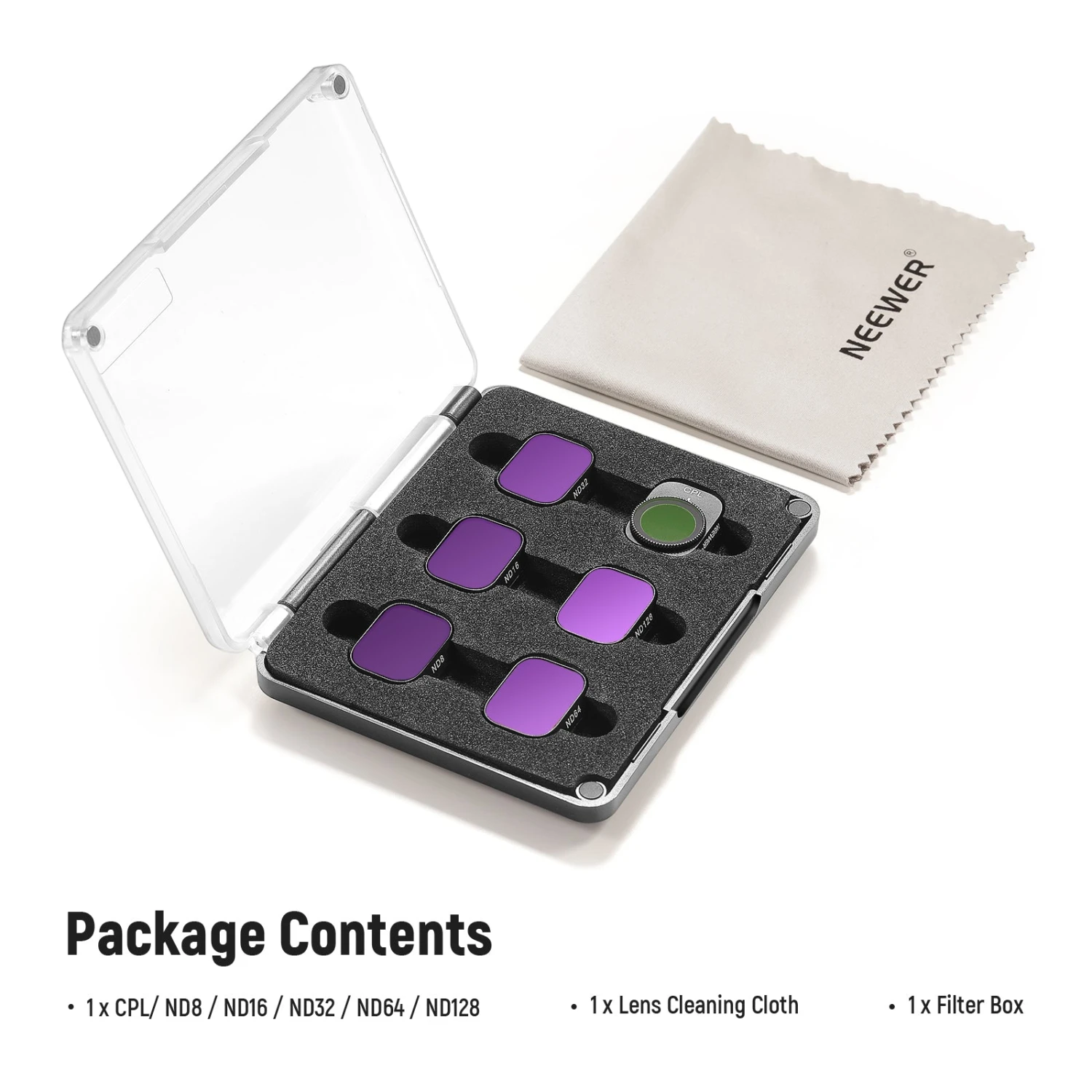 NEEWER FL-DM4 6-Pack Plastic ND Filter Set For DJI Mini 3/Mini 3 Pro 8 NEEWER FL-DM4 6-Pack Plastic ND Filter Set For DJI Mini 3/Mini 3 Pro - Image 8